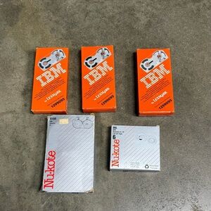 Lot 5 NOS IBM Lexmark 1299065 Correctable Film Ribbons + Nukote B156 86L Vintage